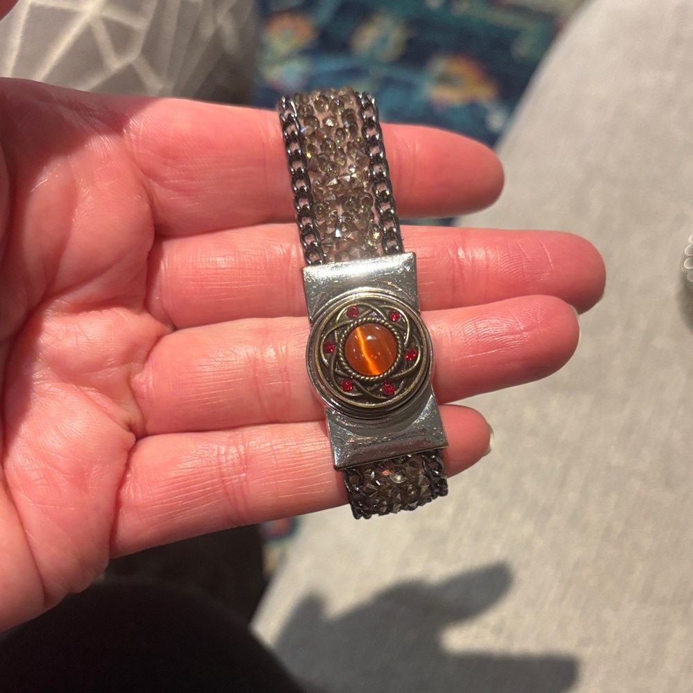 Interchangeable Snap Charm Bracelet Set - Silver … - image 3